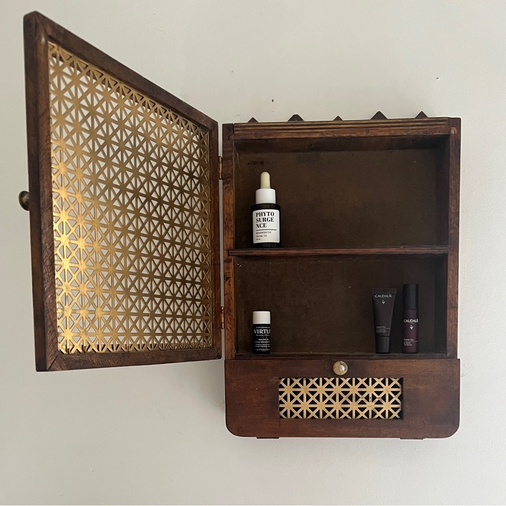🤎Vintage // Chic OOAK Medicine Cabinet🤎